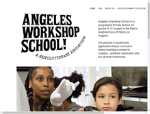 Tablet Screenshot of angelesworkshop.com
